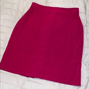 Burgundy skirt
